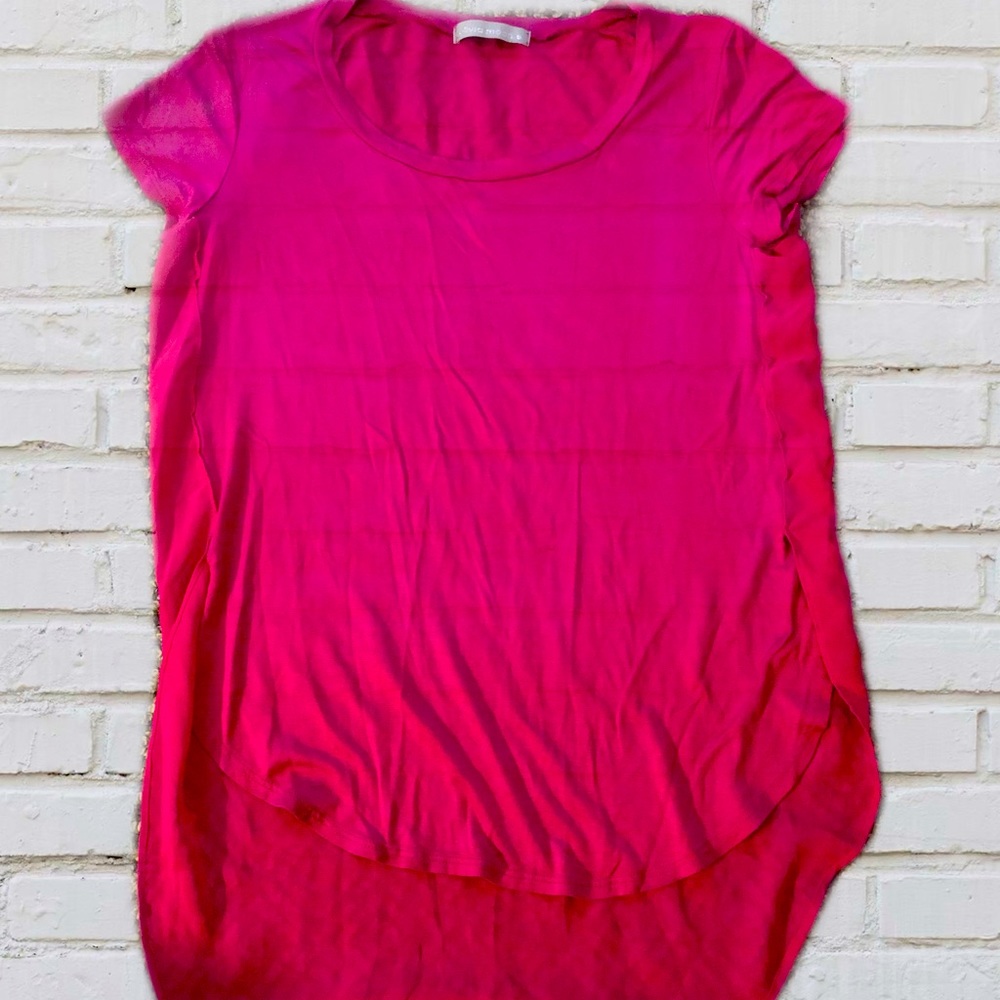 Olivia Moon pink Cap sleeve T.